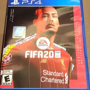 FIFA 2020 and 2018 EA Sports PS4 video games